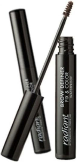 Radiant Definer Fix & Color Waterproof Mascara For Eyebrows 08 Noir Brown 5ml