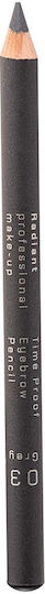 Radiant Time Proof Pencil for Eyebrows 03 Grey