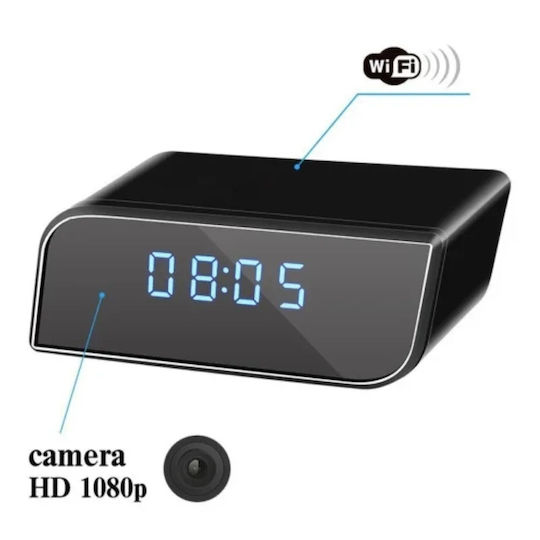 Cameră Ascunsă Ceas Wifi Iuni Ip99 64gb Full Hd Viziune Nocturnă 150° Senzor Mișcare