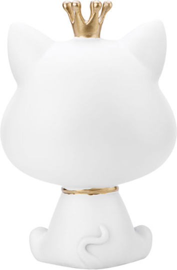 Techkidz Interior Decoration Model King Cat Large Smile White
