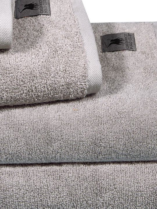 Greenwich Polo Club Hand Towel 30x50cm Silver Weight 460gr/m²
