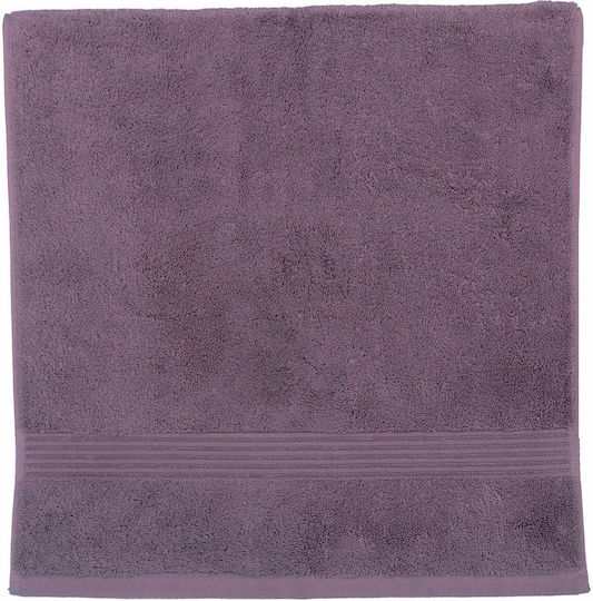 Nef-Nef Homeware Badehandtuch Aegean Lila 80x160cm Gewicht 705gr/m²