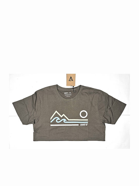 T-shirt Khaki Brown