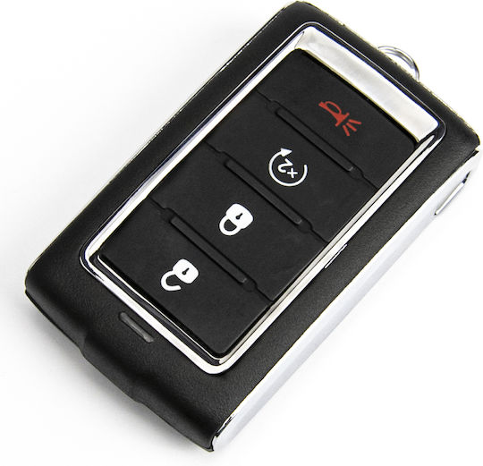 Carcasa Cheie Auto cu Lamă cu 4 Butoane pentru Jeep