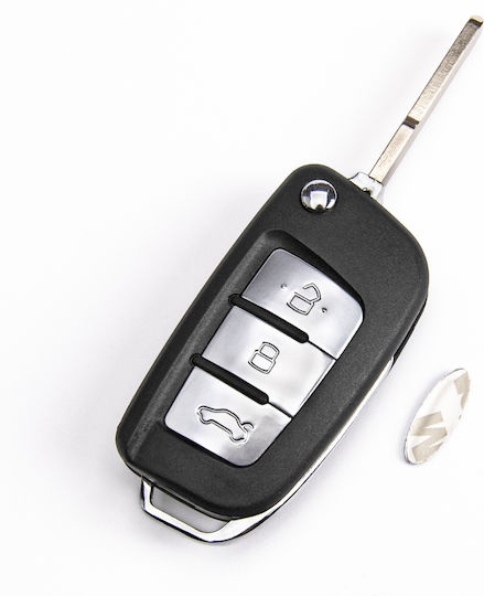 Carcasa Cheie Auto cu Lamă HU101 cu 3 Butoane pentru Ford