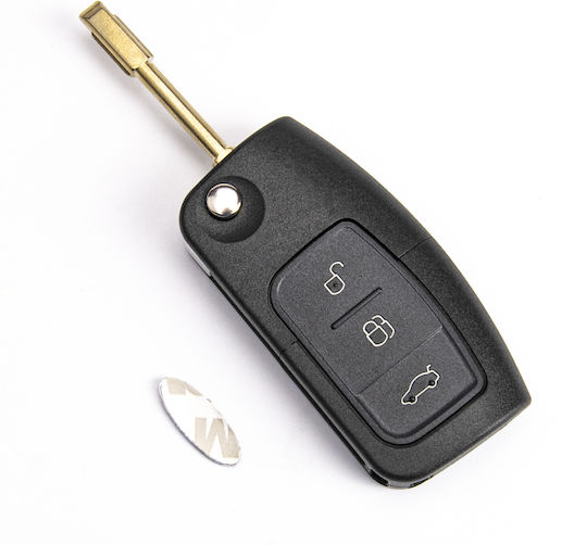Car Key Shell with Fo21 Blade with 3 Buttons for Ford