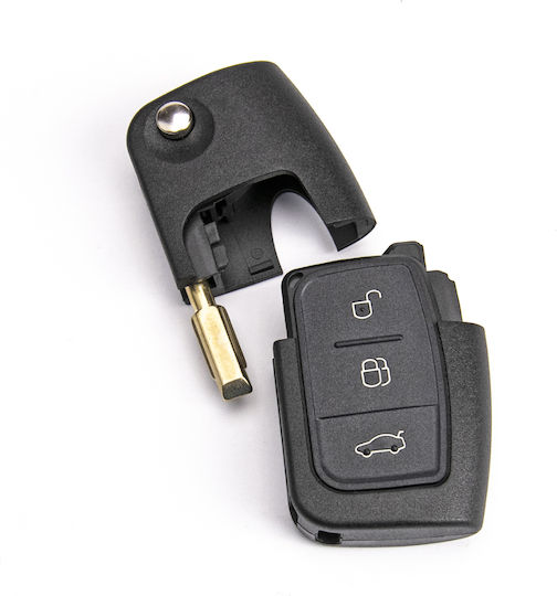 Car Key Shell with Fo21 Blade with 3 Buttons for Ford