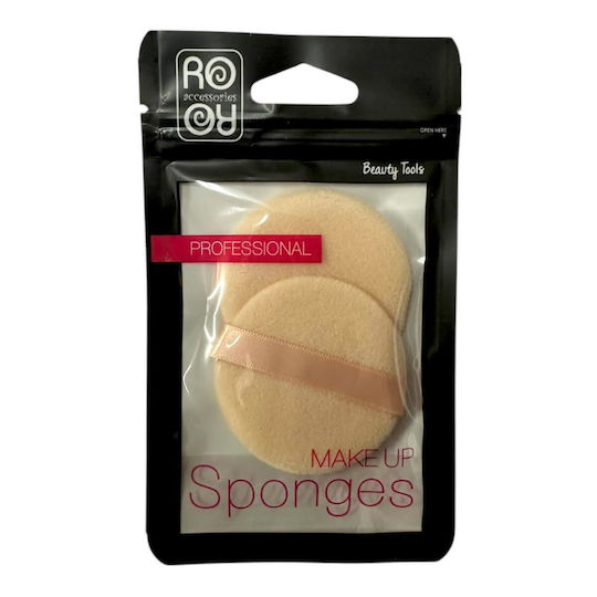 Ro-Ro Accessories Σετ με Σφουγγαράκια Μακιγιάζ για Πούδρα 2τμχ