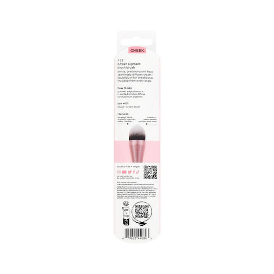 Real Techniques Profesional Pensulă de Machiaj pentru Fard de obraz din Păr Sintetic Cheek Power