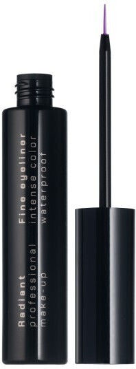 Radiant Fine Waterproof & Long Stay Liquid Eye Liner Λιλά 5ml