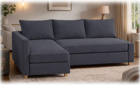 Elastic Cover Corner Sofa Dark Gray
