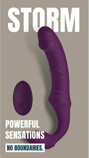 Dream Toys Διπλός Δονητής με Απομακρυσμένο Έλεγχο Μωβ