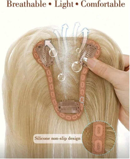Extension with Human Hair in Light Blonde Colour 25.4cm