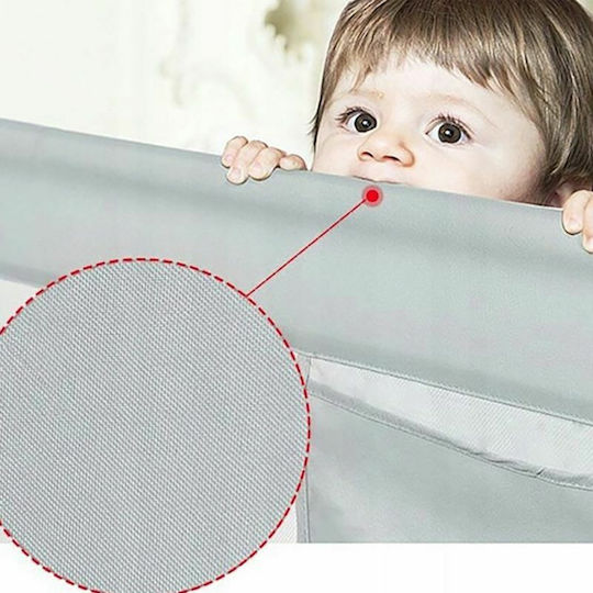 Primabobo Bară De Protecție Pentru Pat Din Material Spumos Gri 70x70cm