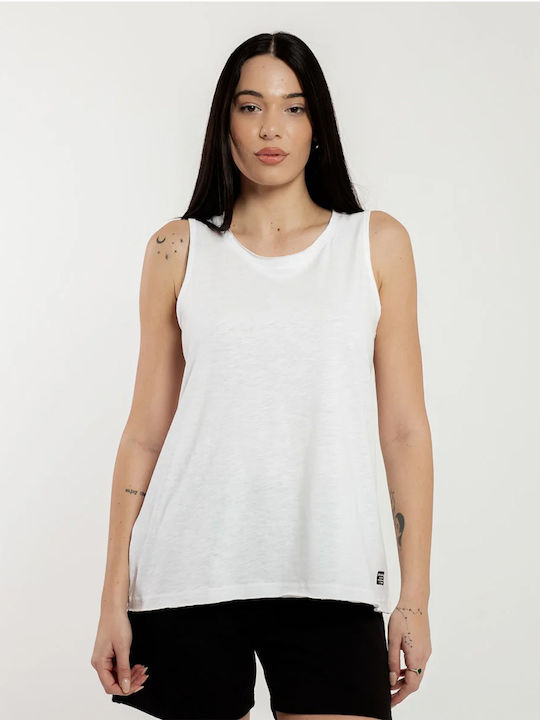 Women's Summer Sleeveless Blouse White