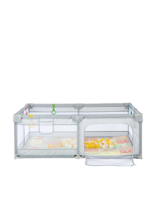Parc cu Saltea Gri 180x150cm