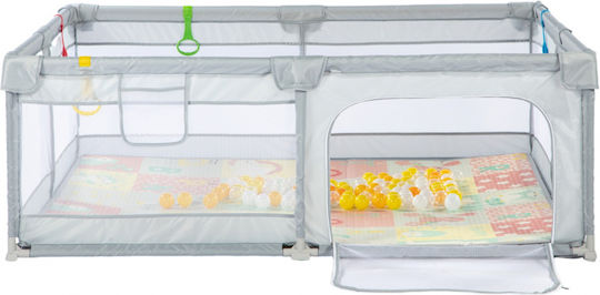 Babypark Mit Matratze Grau 180x150cm BJY02-1_150x180_Grau