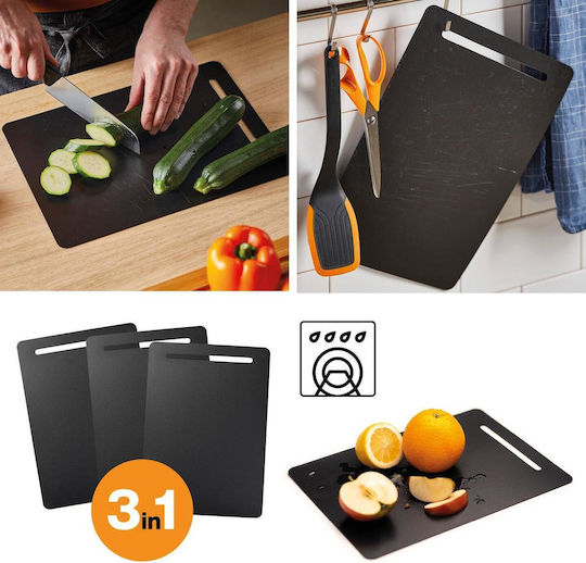 Fiskars Module Suprafață de Tăiere Plastică Neagră 3buc