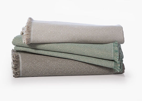 Nef-Nef Homeware Loen Фотьойл Throw Жакард 170x180см Бежова