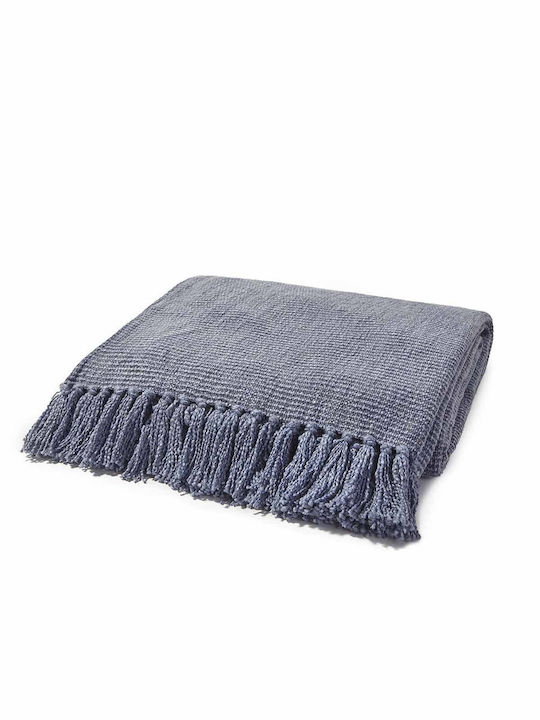 Hauz Hauz Zweisitzer-Sofa Überwurf Jacquard 180x230cm Weiß