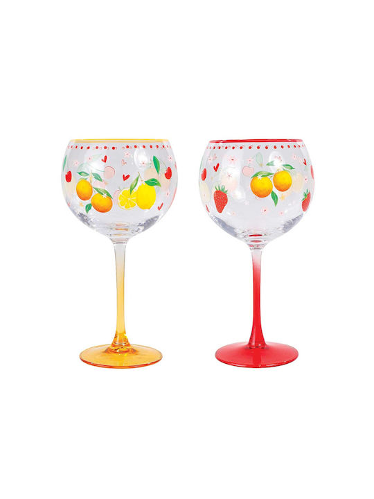 Marva Set Water Glasses / Cocktail/Drinking Glass Goblets Glass 500ml 2 Pieces