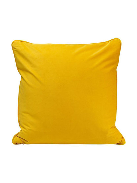 Kare Design Μαξιλάρι Καναπέ Mustard Yellow 45x45εκ.