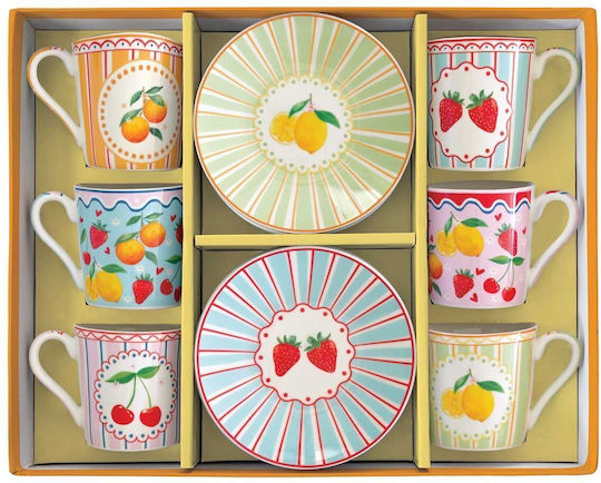 Marva Fruit Mania Coffee Cup Porcelain Multicolour 400ml