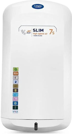 Limpio Uscător De Mâini Din Plastic Cu Senzor Alb 1.65kW