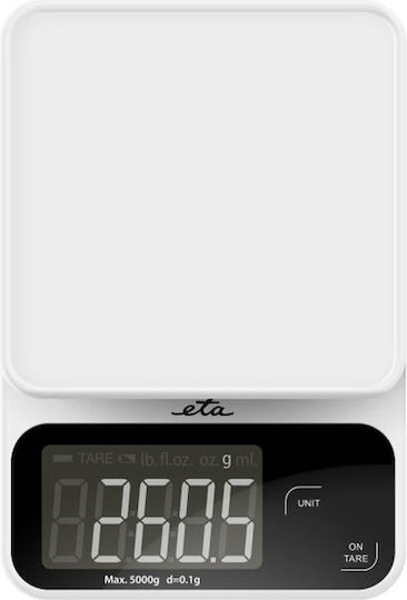 ETA Digital Kitchen Scale Up To 5kg White