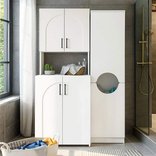 Megapap Floor Bathroom Column Cabinet W45xD40xH180cm White