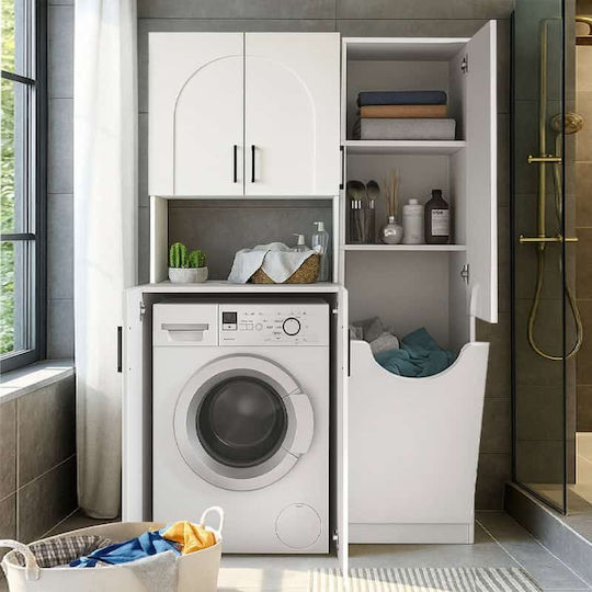 Megapap Floor Bathroom Column Cabinet W45xD40xH180cm White