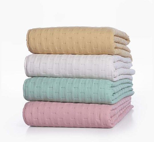 Nef-Nef Homeware Baby Crib Sheet Cotton Adelle Ecru 180x240cm
