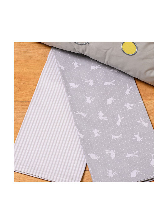 abo Set Baby Bettlaken Für Wiege Baumwolle Grau Gray 70x120cm 2Stück