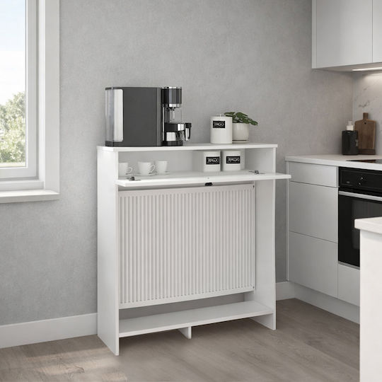 Megapap Opelya Husa Pentru Radiator Din PAL Alb 90x31.4x100 cm