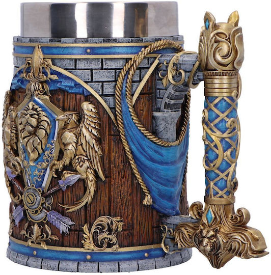 Nemesis Now Tankard Κούπα Κεραμική Μπλε