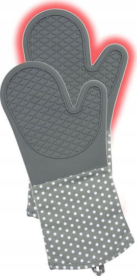 Wenko Silicone Gray Oven Mitt 2 Pieces