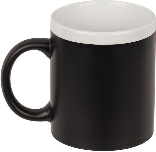 Out of the Blue Writeable Stoneware Κούπα Κεραμική Μαύρη 220ml