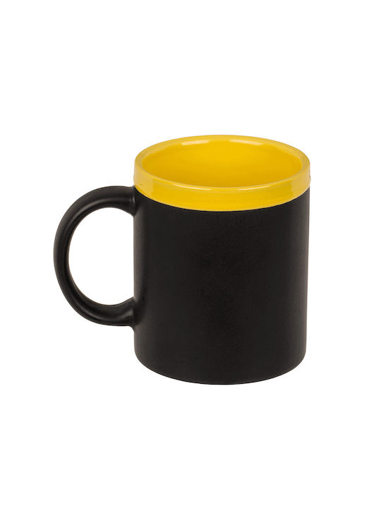 Out of the Blue Writeable Stoneware Κούπα Κεραμική Μαύρη 220ml