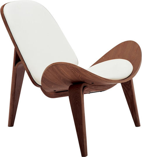 Πολυθρόνα Vilma 90x76.5x74.5cm Μπεζ