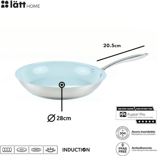 Lätt Home Vita Pan Made of Stainless Steel with Non-Stick Coating 28cm