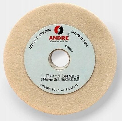 Andre Flat White Grinding Wheel 250mm X 32mm X 76mm 99a46k7ve01-35 Type 1