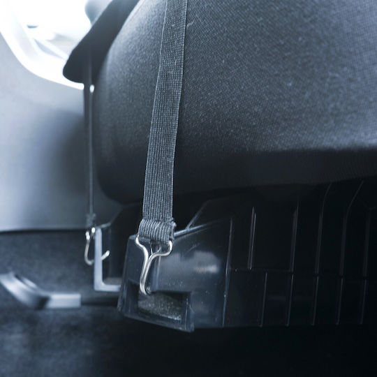 Einparts Autositzbezüge Matte Schwarz