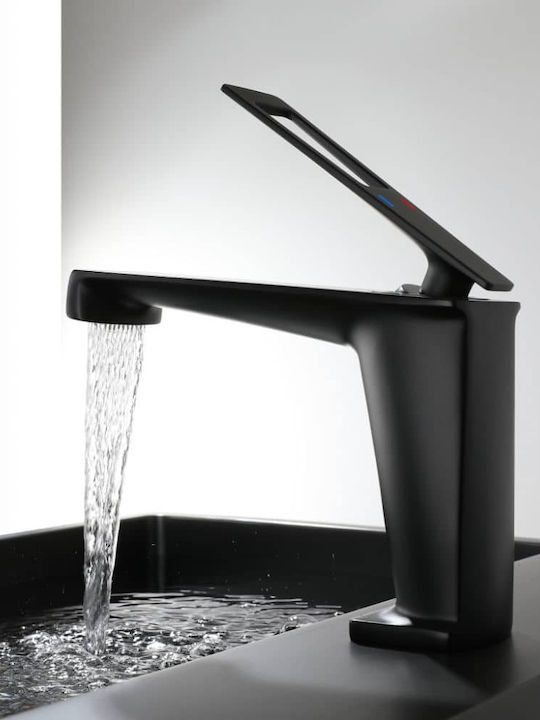 Mischung Waschbeckenarmatur Schwarze