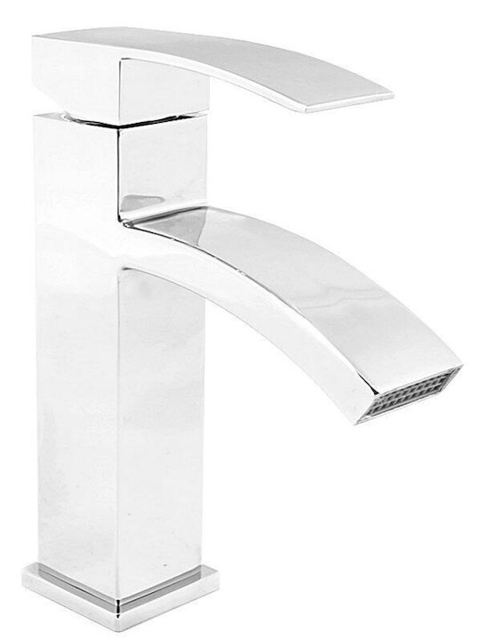 Granitan Mixing Sink Faucet Waterfall Silver