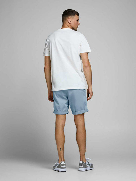 Jack & Jones Ανδρική Βερμούδα Chino Blue Faded Denim