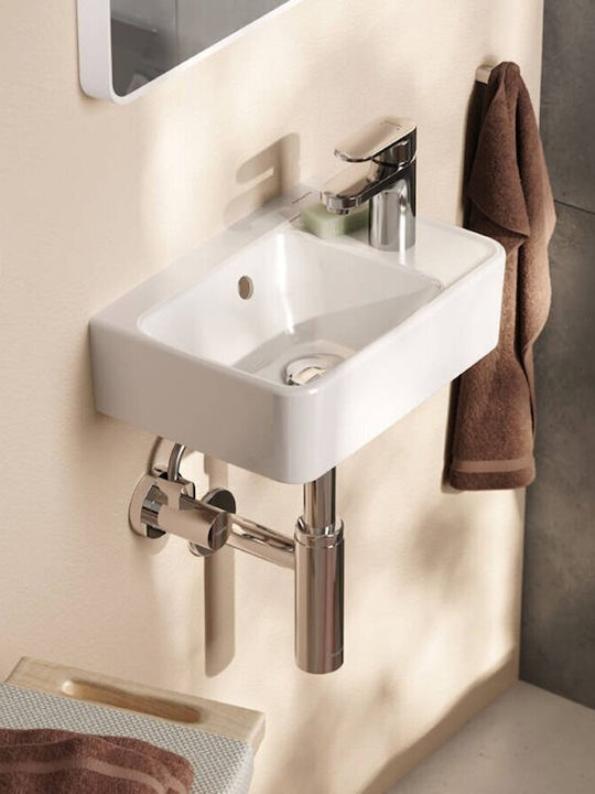 Hansgrohe Αναμεικτική Μπαταρία Νιπτήρα Κομμωτηρίου Ασημί