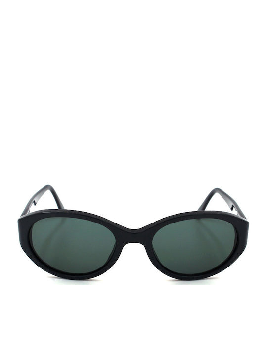 Emporio Armani Unisex Sunglasses with Grey Horn-Rimmed Frame and Grey Lenses