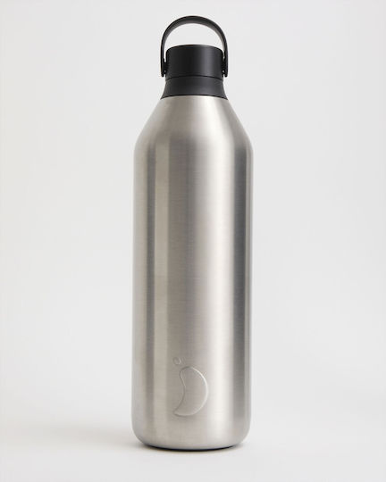 Chilly's Series 3 Bottle Thermos Stainless Steel BPA Free 1lt Stainless Steel