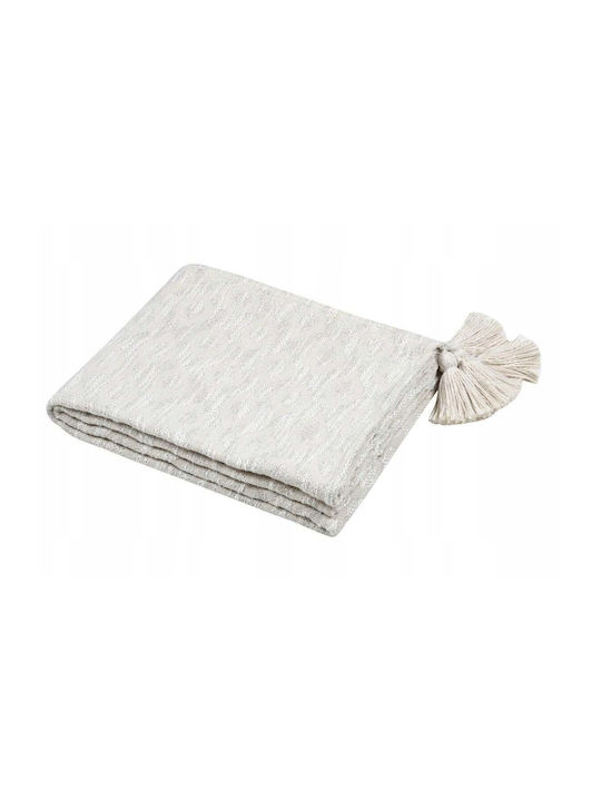 Douceur d'Intérieur Kuscheldecke Couch 125x150cm Weiß