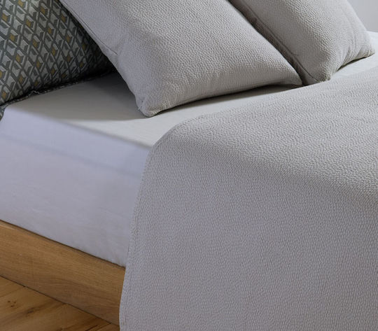 Nef-Nef Homeware Sensor Pique Blanket Double 230x250cm Gray